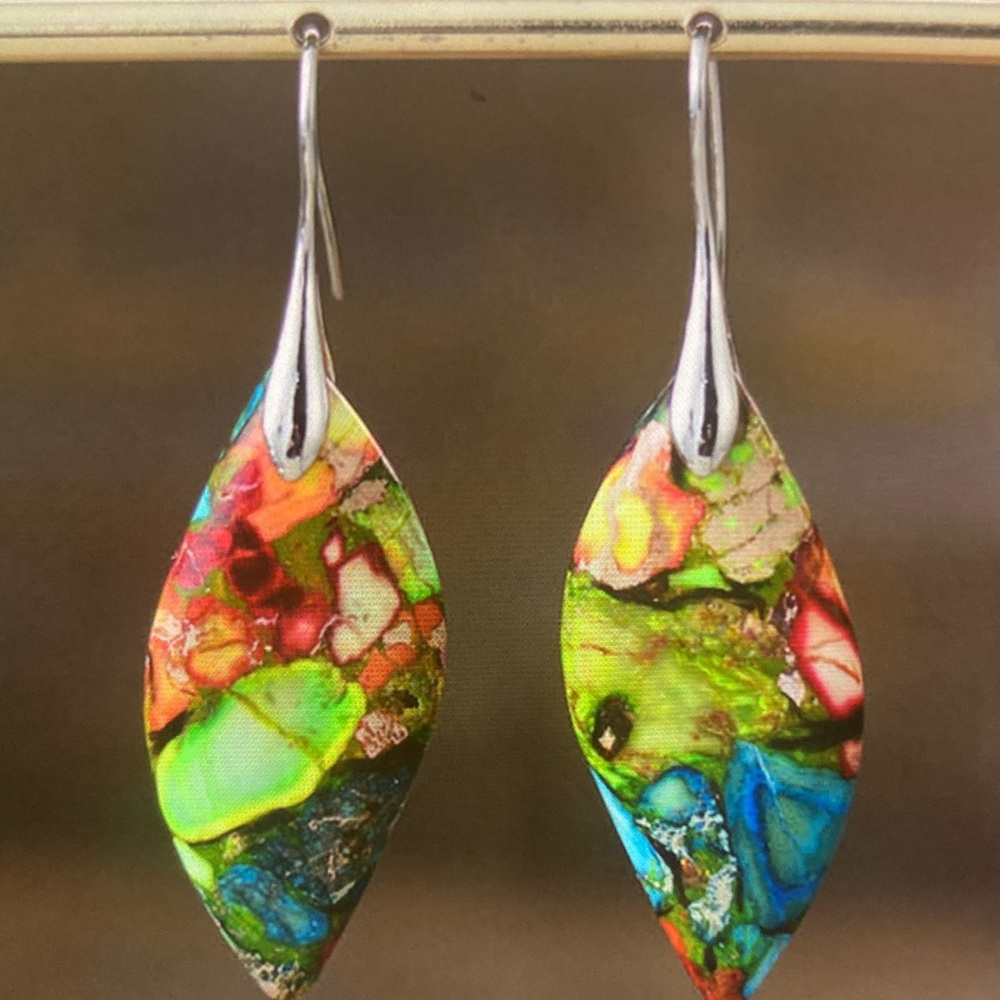 Vibrant Multicolor Drop Earrings